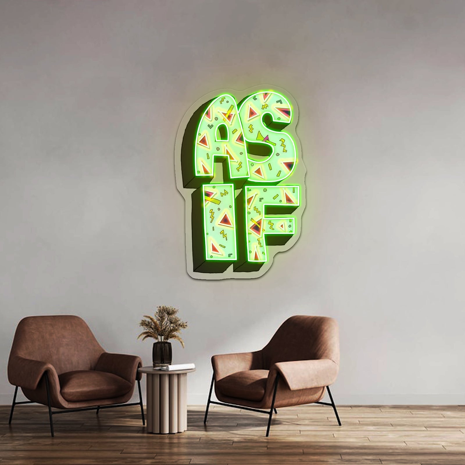 As If 90s Neon Signs For Neon Sign Wall Art - Shineneon
