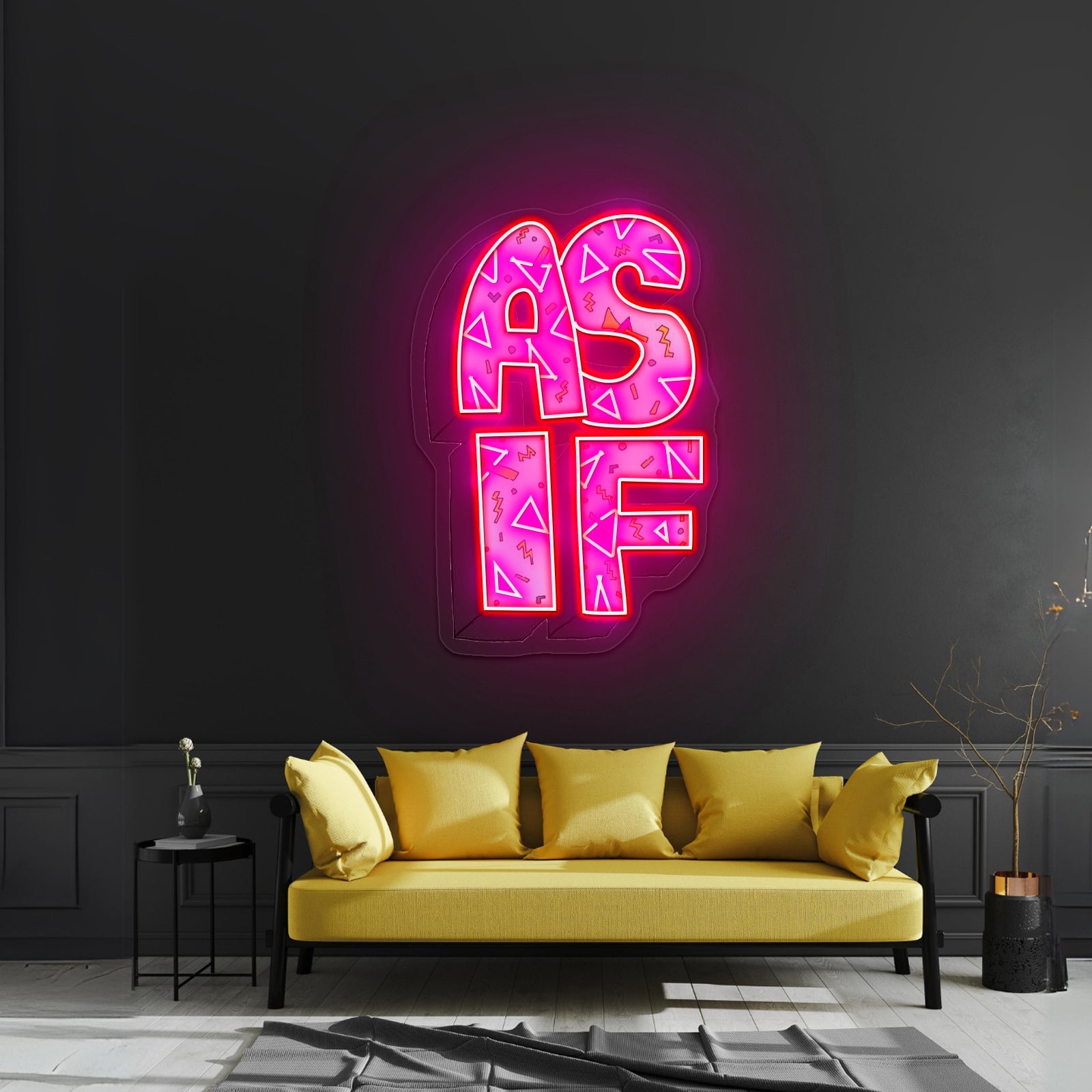 As If 90s Neon Signs For Neon Sign Wall Art - Shineneon