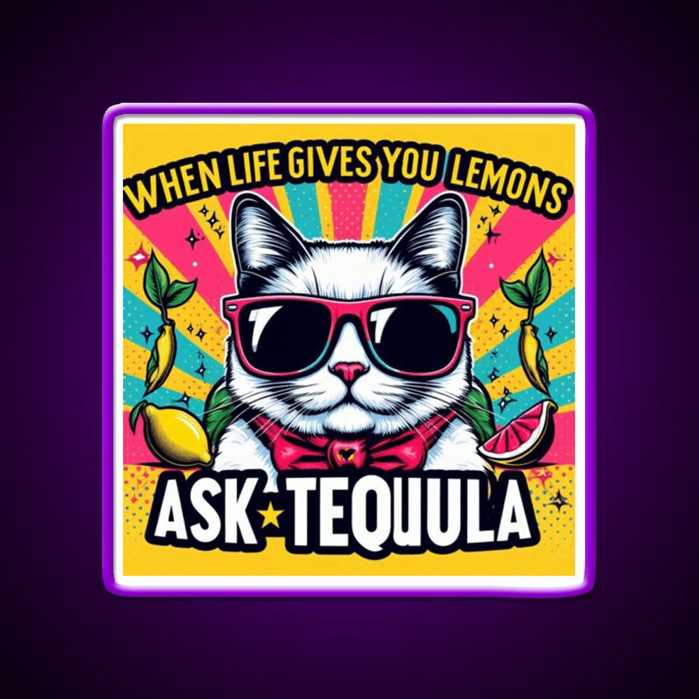 Ask Tequila Led Neon Sign Chinese Food Rgb Color - Shineneon