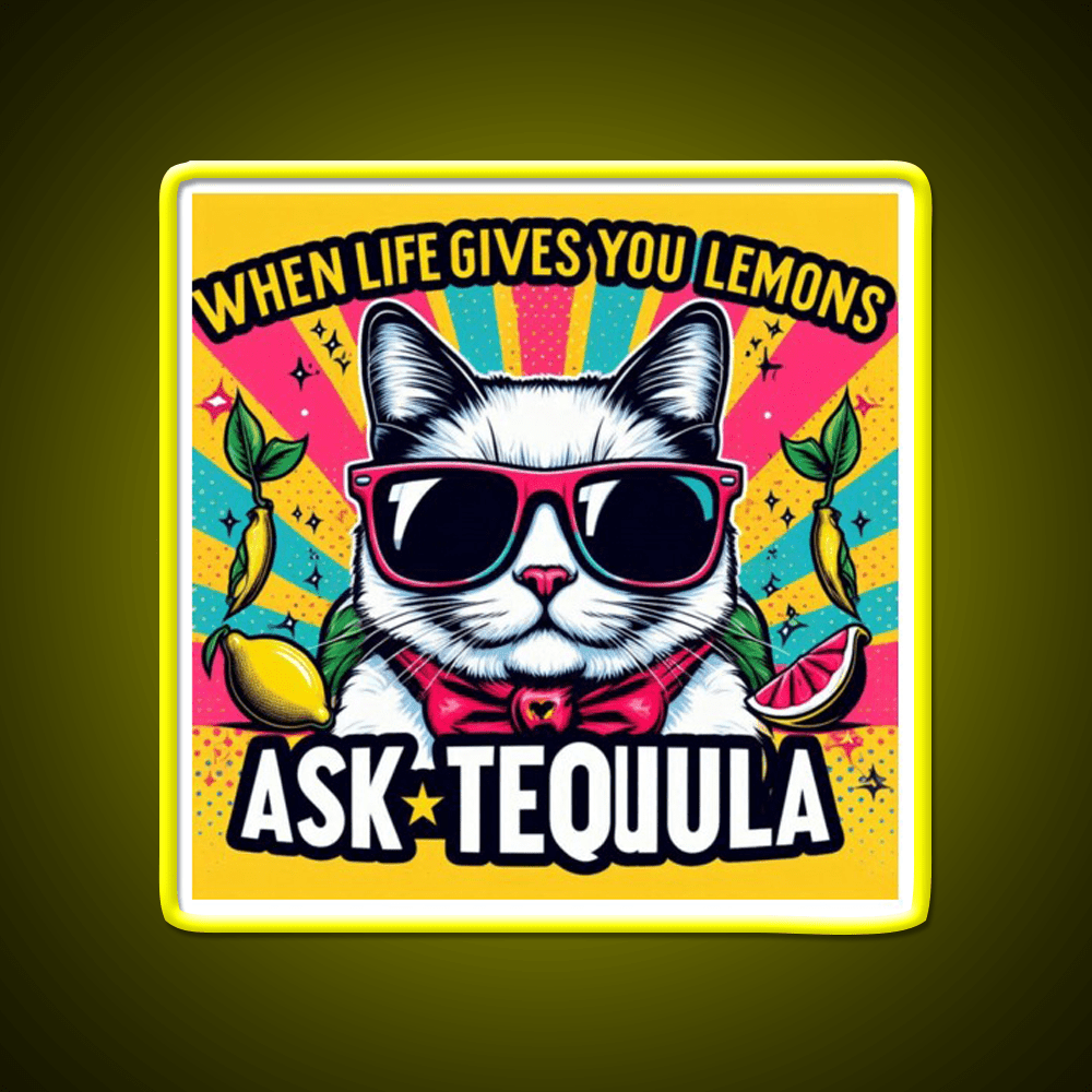 Ask Tequila Led Neon Sign Chinese Food Rgb Color - Shineneon