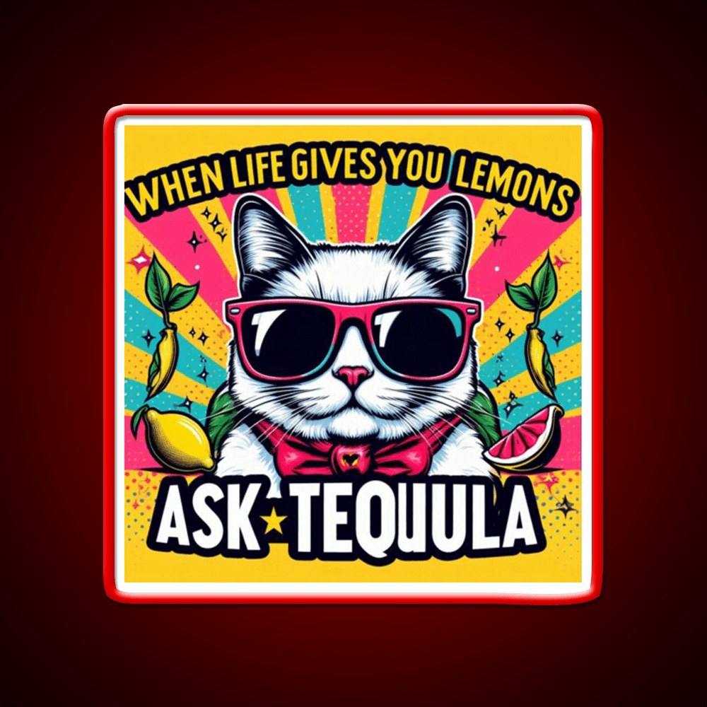 Ask Tequila Led Neon Sign Chinese Food Rgb Color - Shineneon