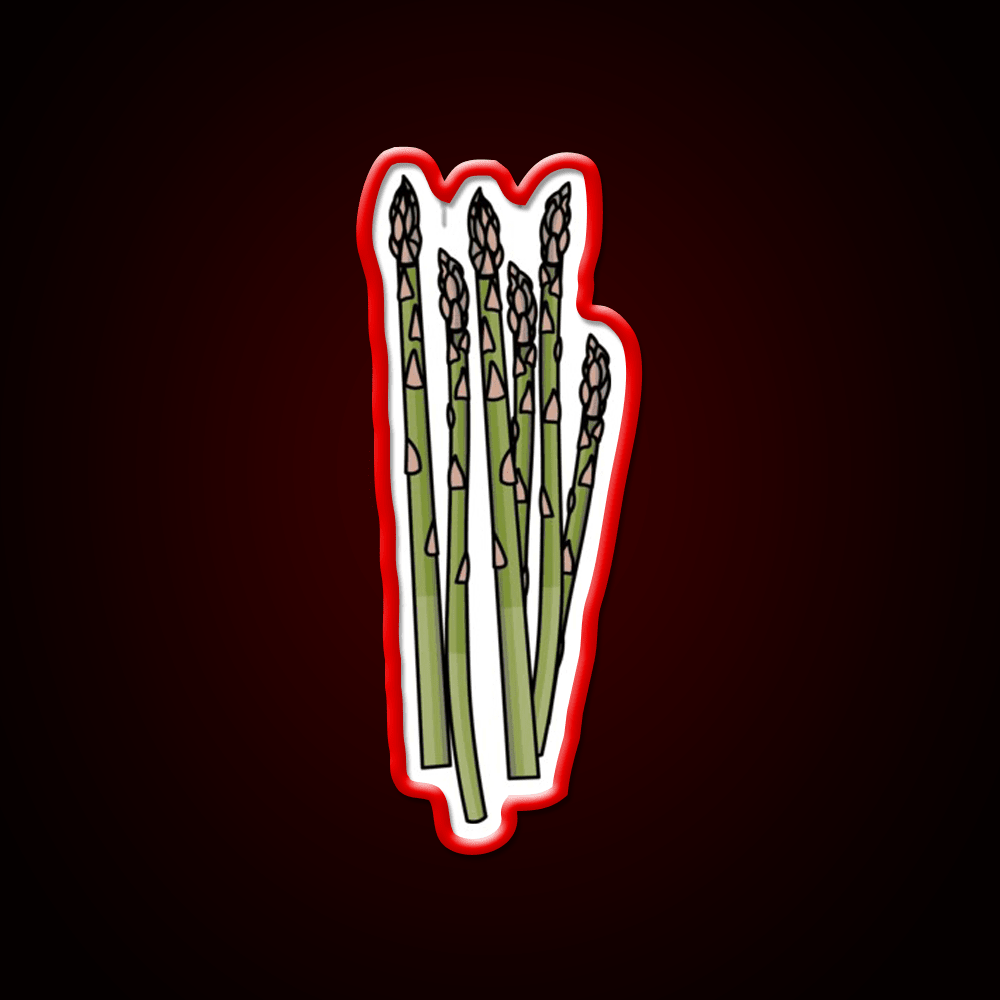 Asparagus Snack Food Led Neon Sign Rgb Color - Shineneon