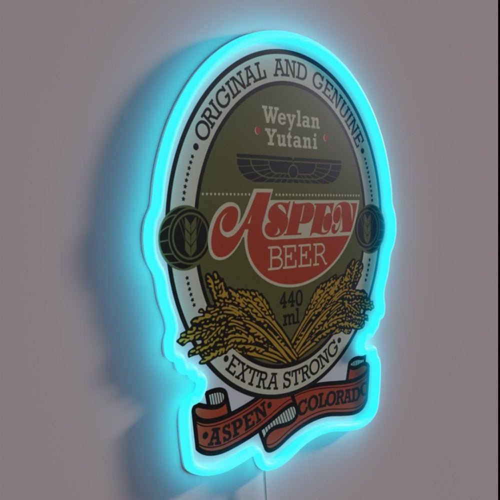 Aspen Beer Weylan Yutani 70s Colours Inspired Rgb Led Neon Sign - Shineneon