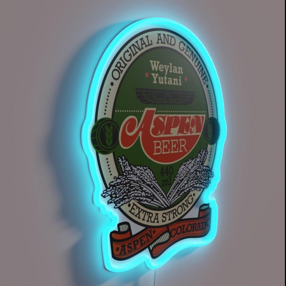 Aspen Beer Weylan Yutani Inspired Rgb Led Neon Sign - Shineneon