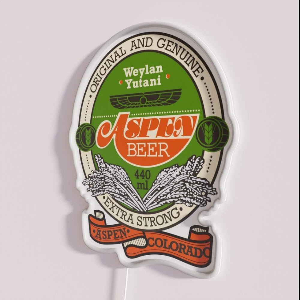 Aspen Beer Weylan Yutani Inspired Rgb Led Neon Sign - Shineneon