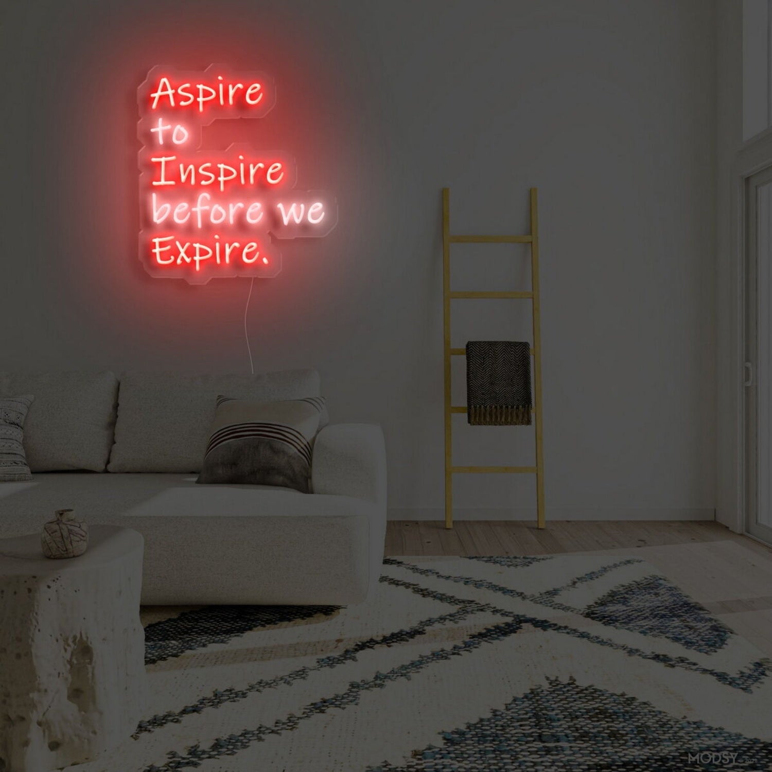 Aspire To Inspire Before We Expire Led Neon Sign - Shineneon