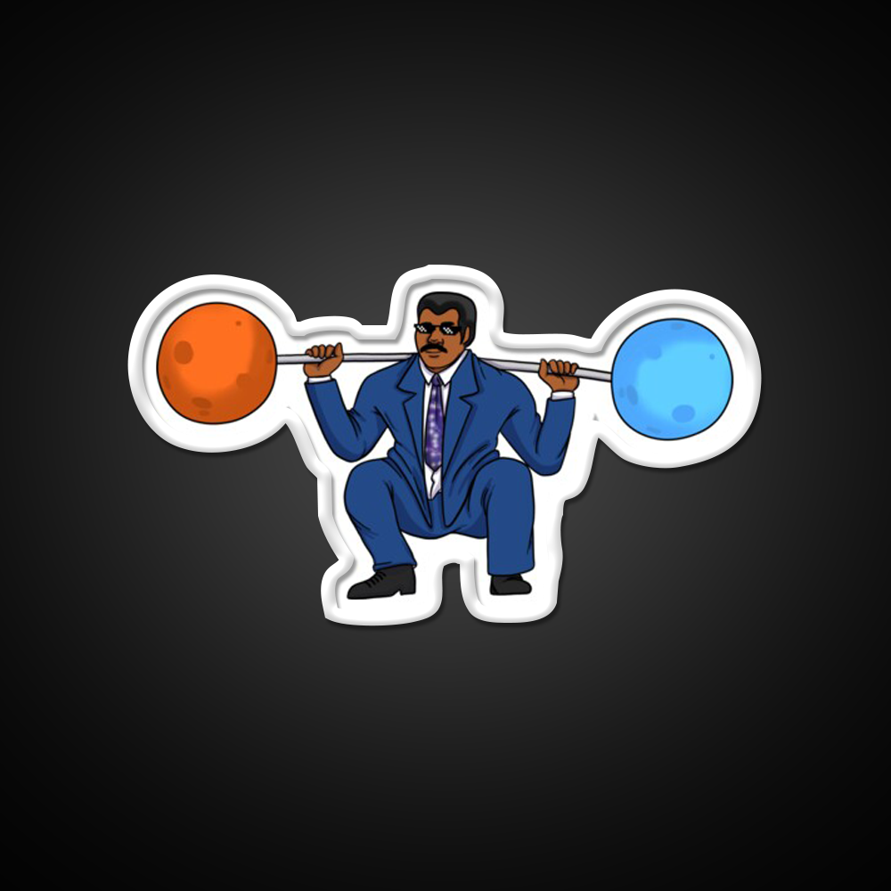 Ass To Degrasse Gym Fitness Led Neon Sign Rgb Color