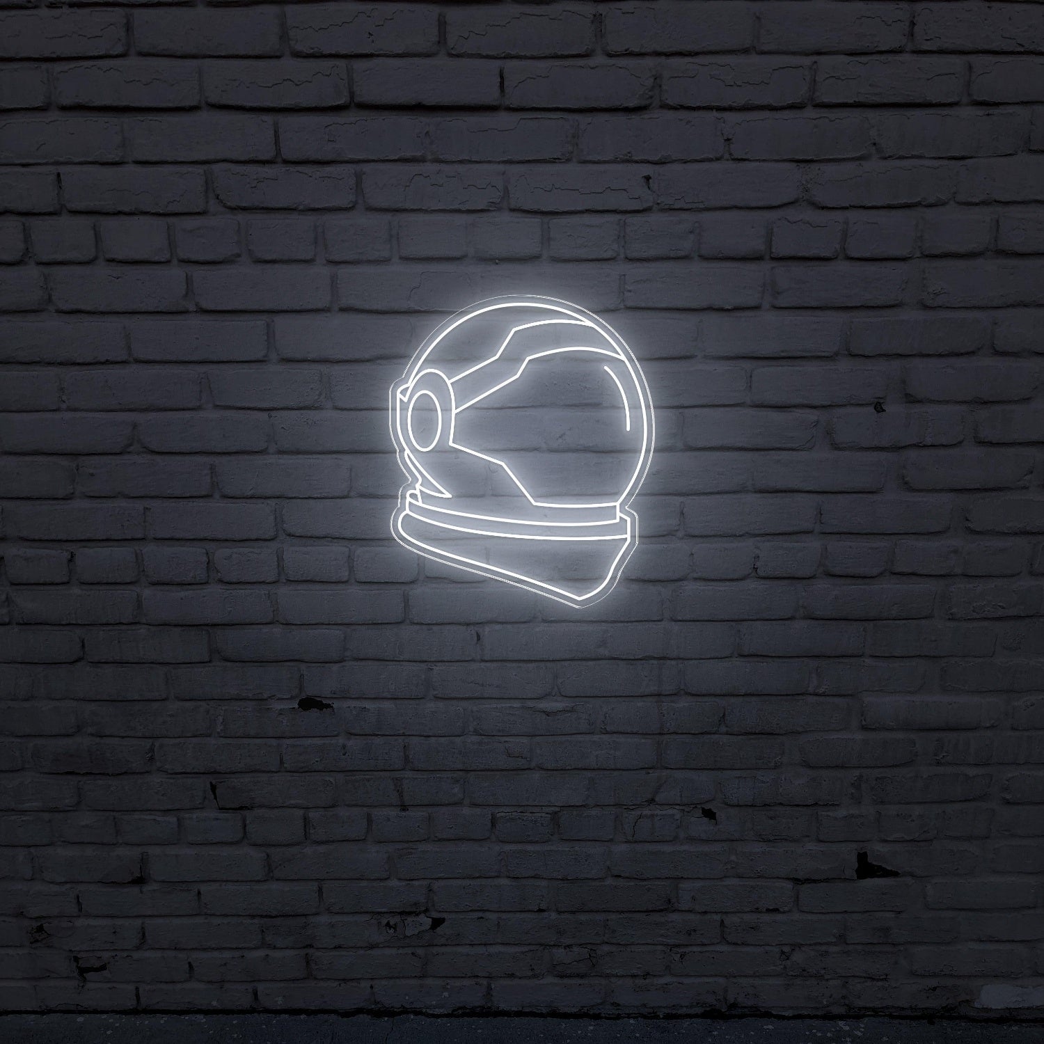 Astro Head Blue Led Neon Sign For Space-Themed Decor | Shineneon