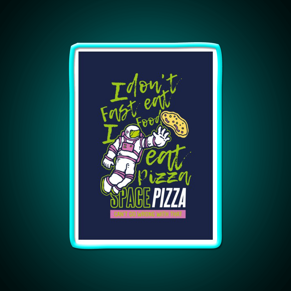 Astro Pizza Fast Food Led Neon Sign For Burger Place Rgb Color - Shineneon