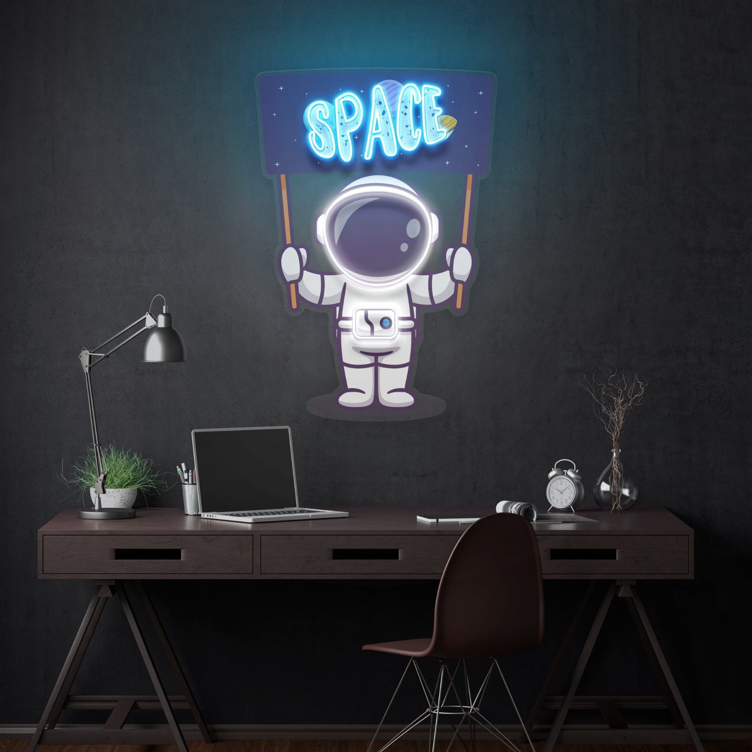 Astronaut Board Acrylic Artwork | Shineneon