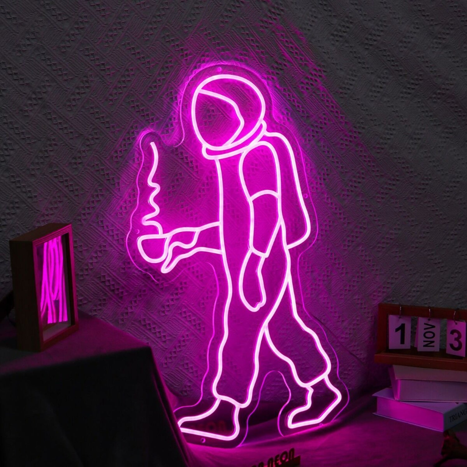 Astronaut Coffee Led Neon Sign For Space And Coffee Lovers | Shineneon