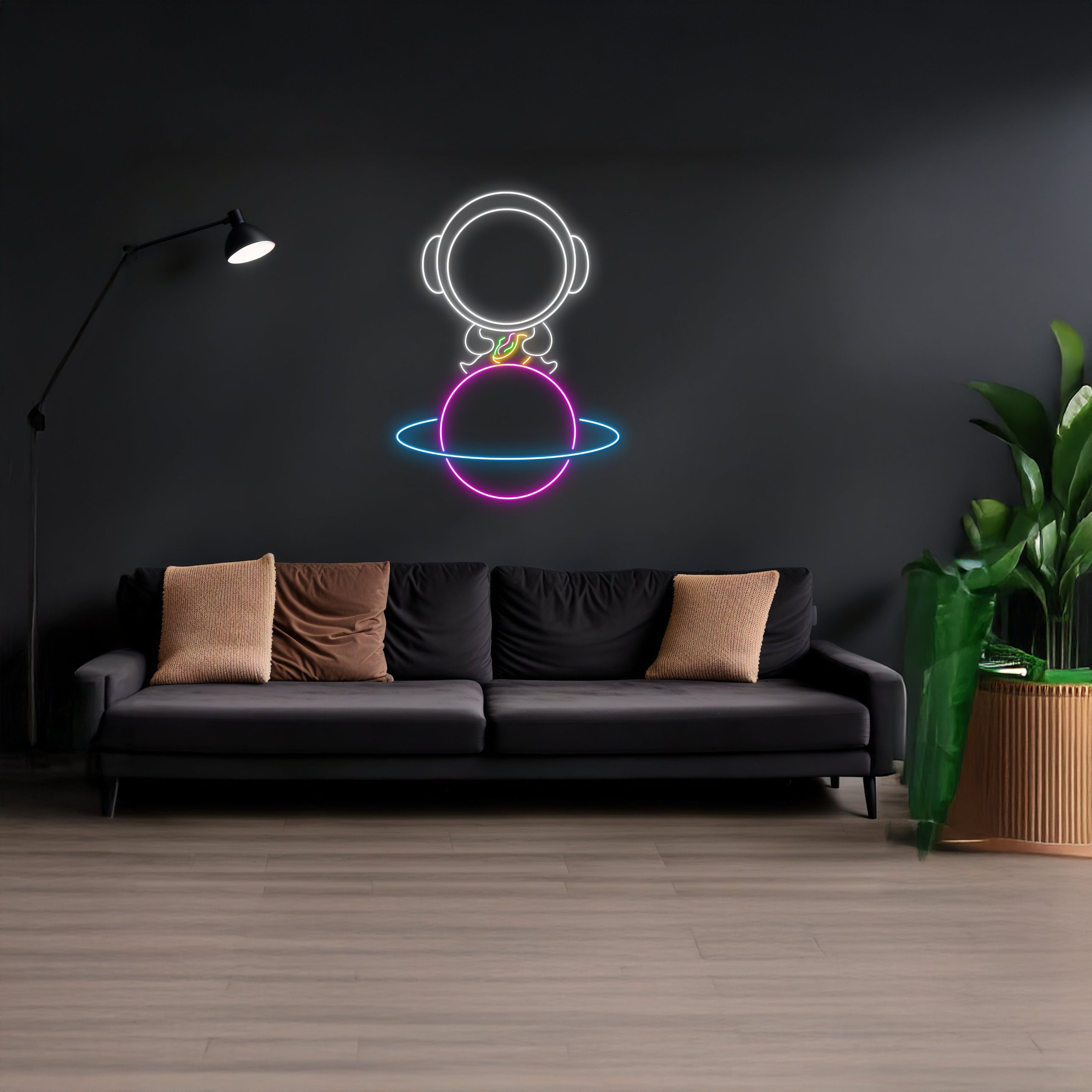 Astronaut Eating Neon Sign | Shineneon