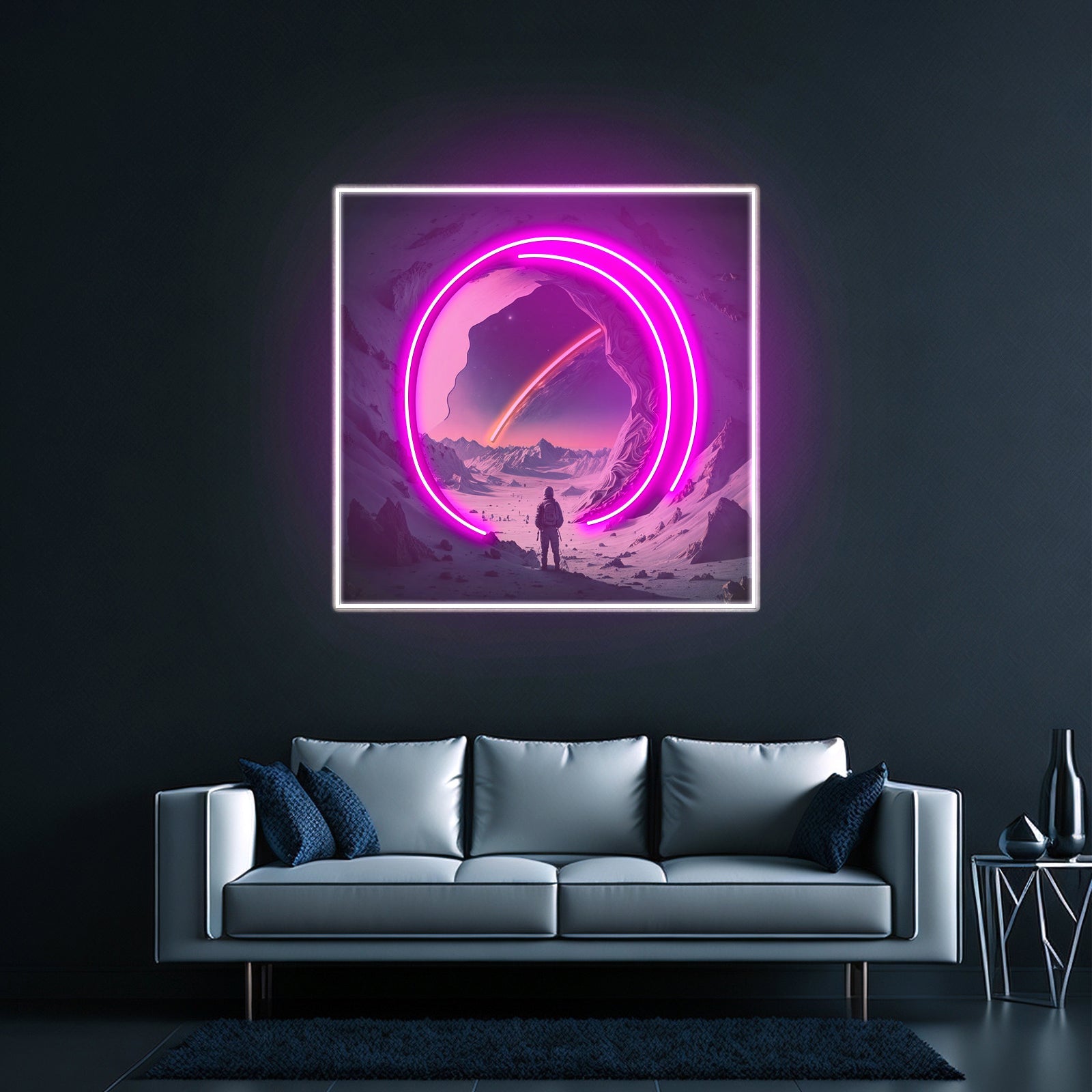 Astronaut Experiencing The Space Led Neon Sign Light Custom Led Signs - Shineneon