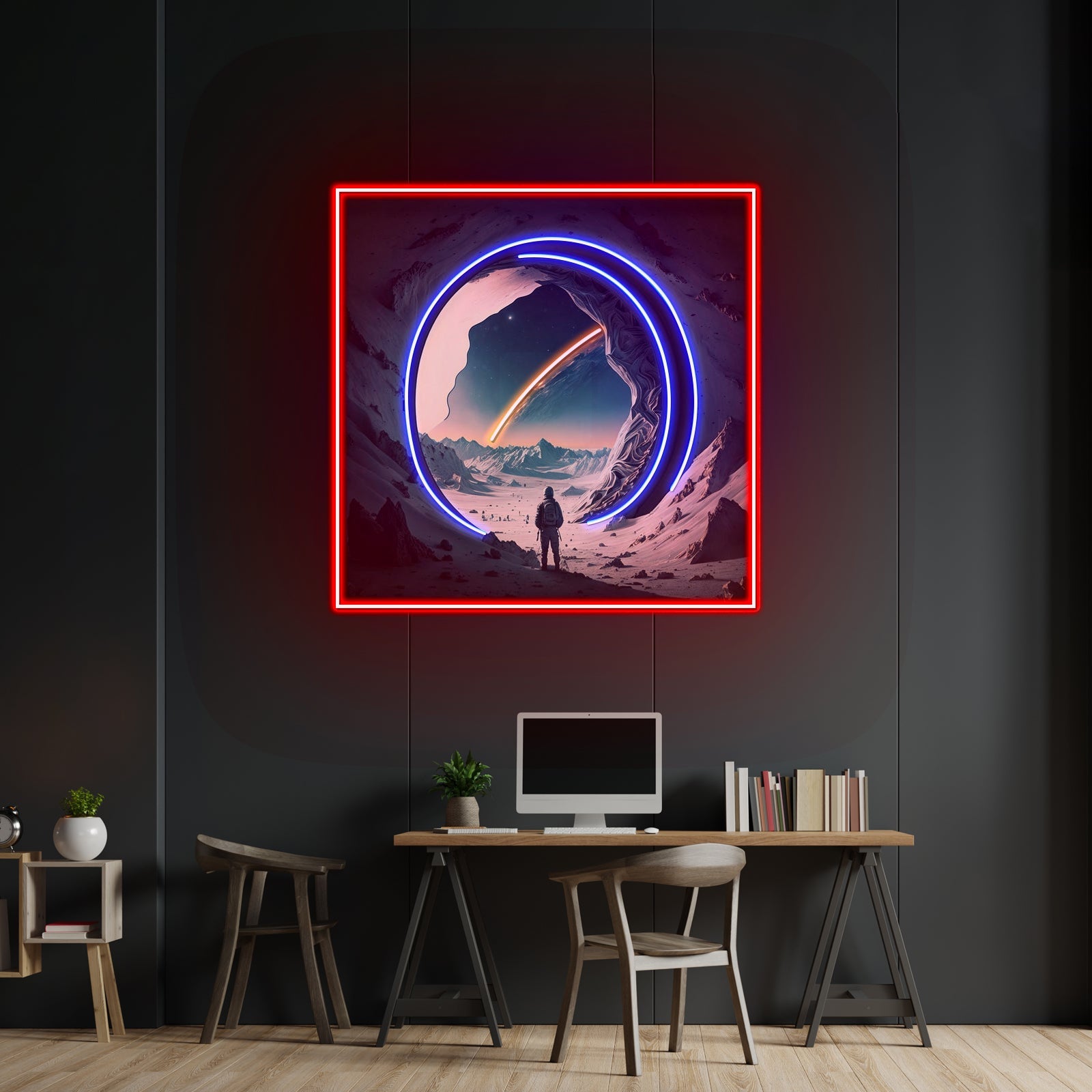 Astronaut Experiencing The Space Led Neon Sign Light Custom Led Signs - Shineneon