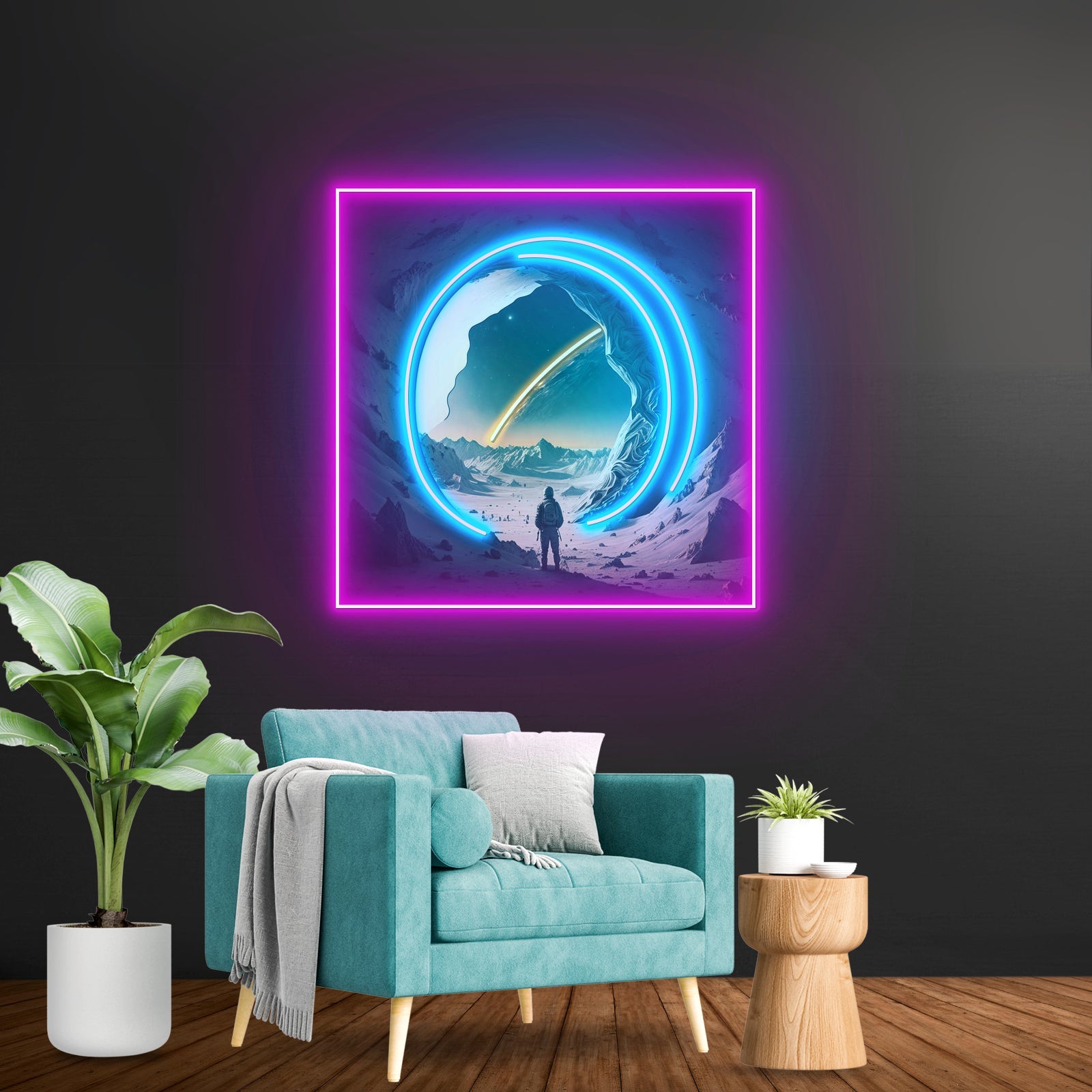 Astronaut Experiencing The Space Led Neon Sign Light Custom Led Signs - Shineneon