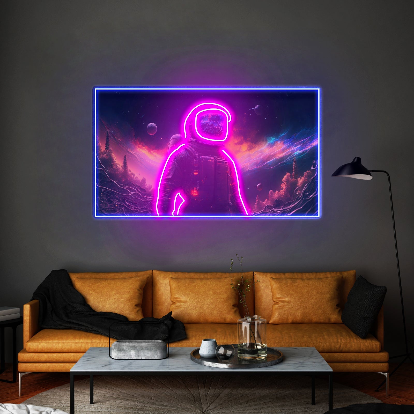 Astronaut In Space Led Neon Sign Light Custom Led Signs - Shineneon