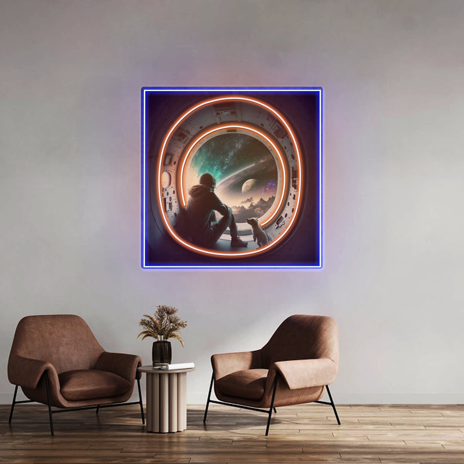 Astronaut In The Spacecraft Led Neon Sign Light Custom Led Signs - Shineneon