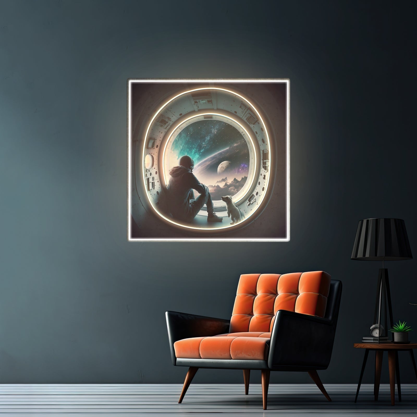 Astronaut In The Spacecraft Led Neon Sign Light Custom Led Signs - Shineneon