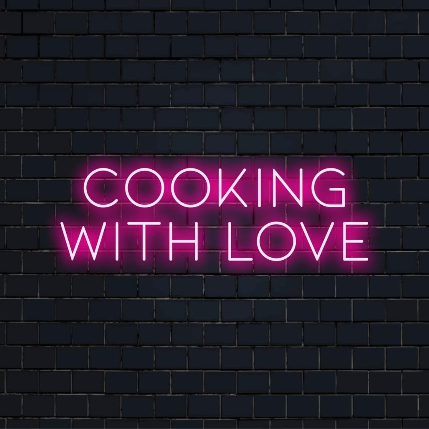 Cooking With Love Custom Made LED Neon Sign | Shineneon