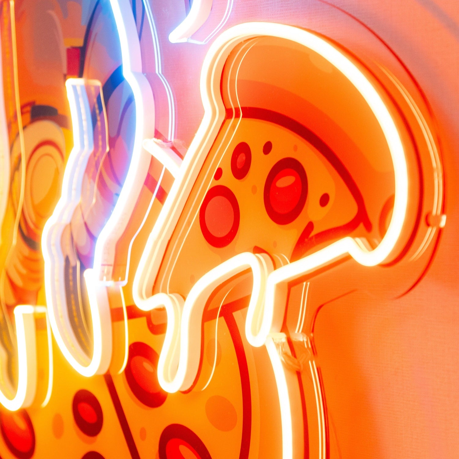 Astronaut Pizza Led Neon Acrylic Artwork | Shineneon