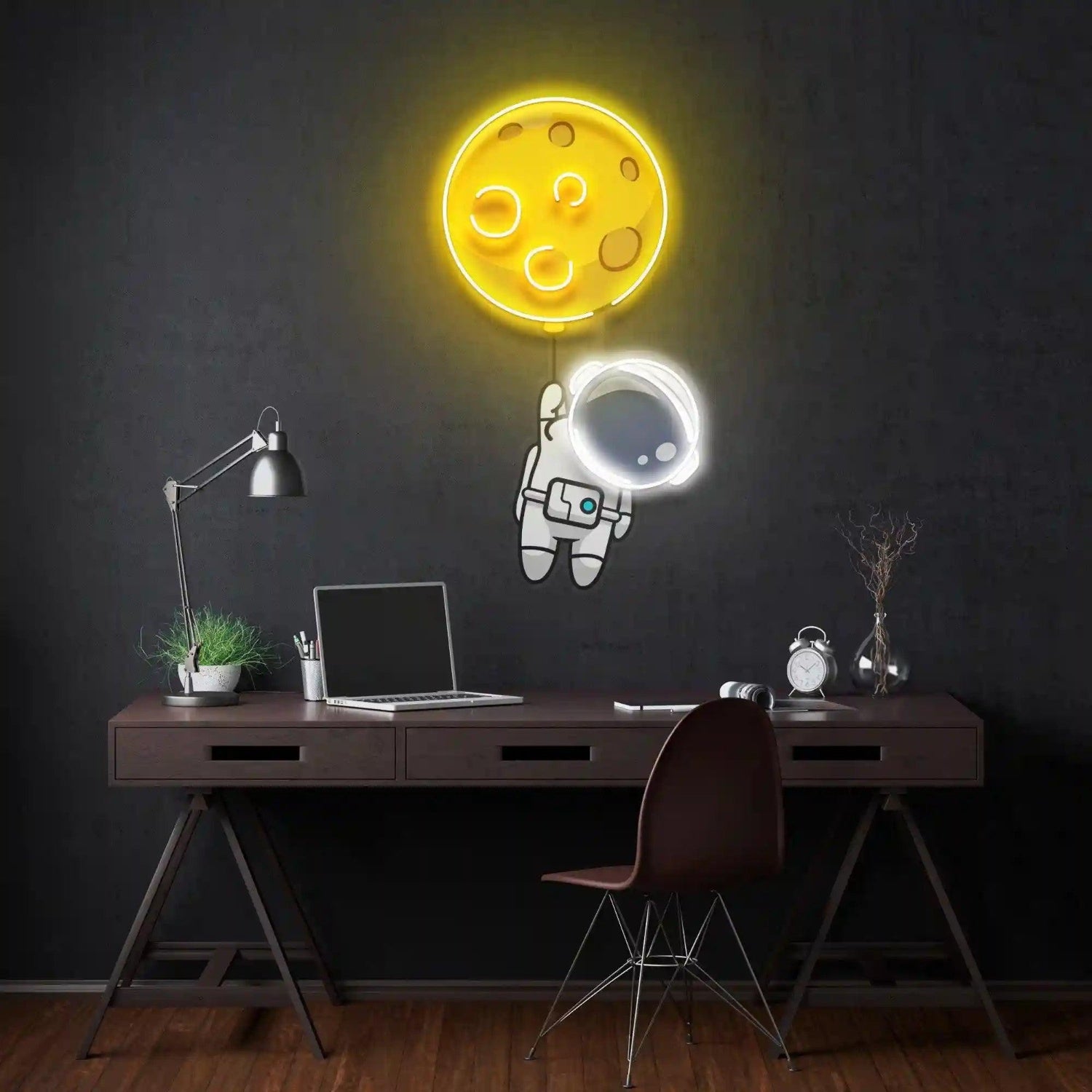 Astronaut Planet Led Neon Sign For Creative Indoor Decor | Shineneon