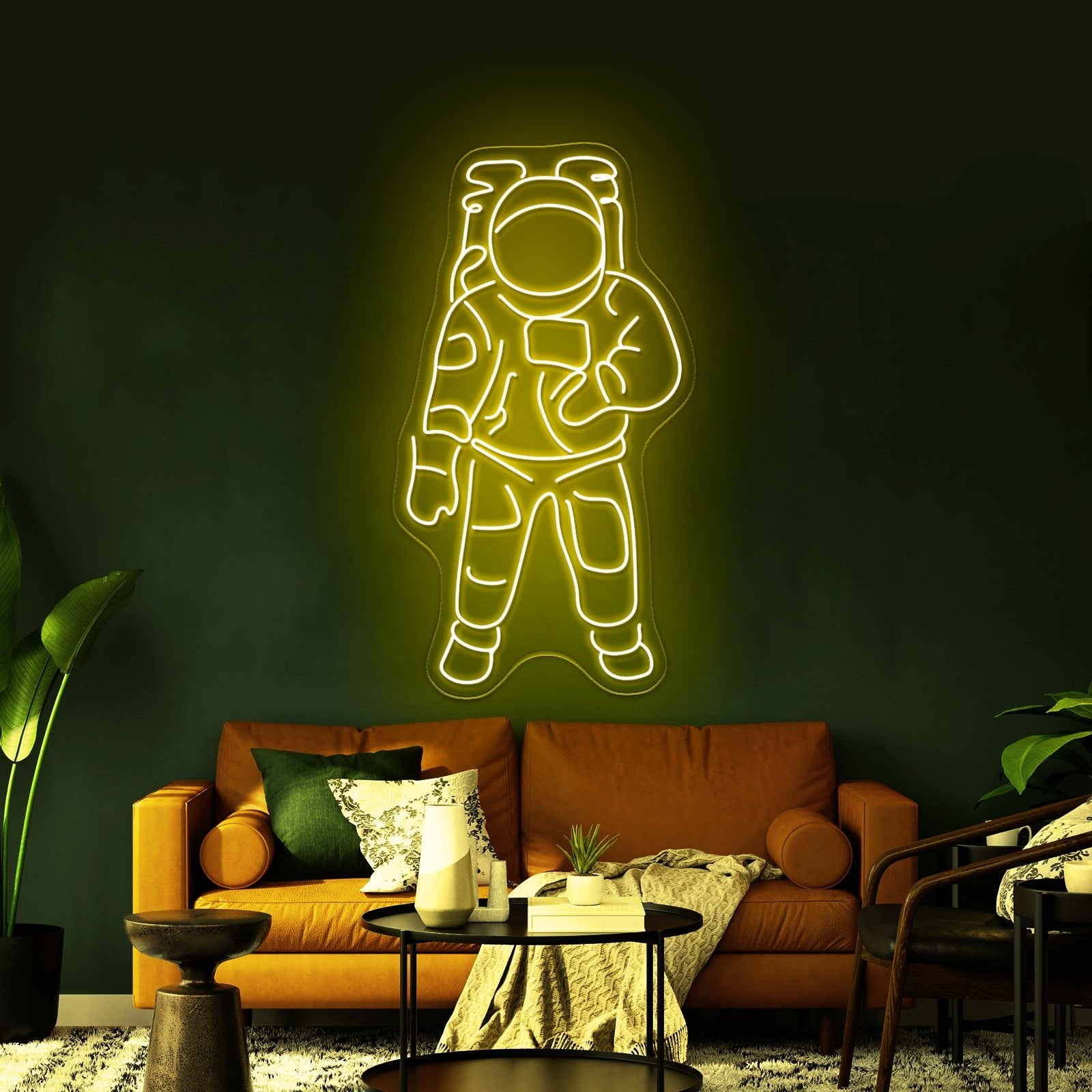 Astronaut Shape Large Neon Sign - Shineneon