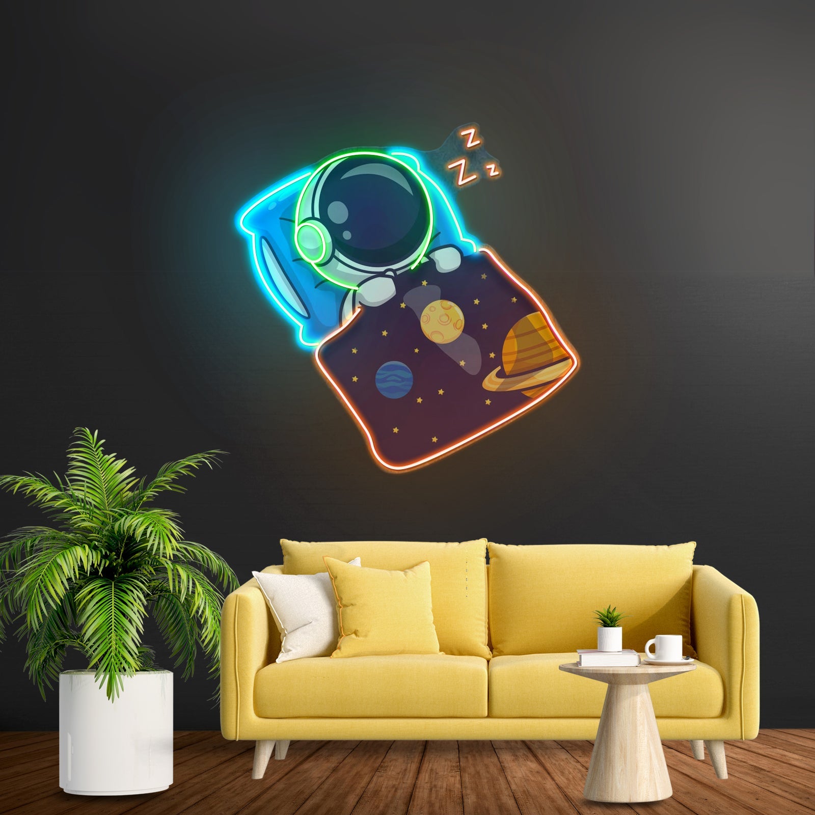 Astronaut Sleep Led Neon Sign Light Custom Led Signs - Shineneon