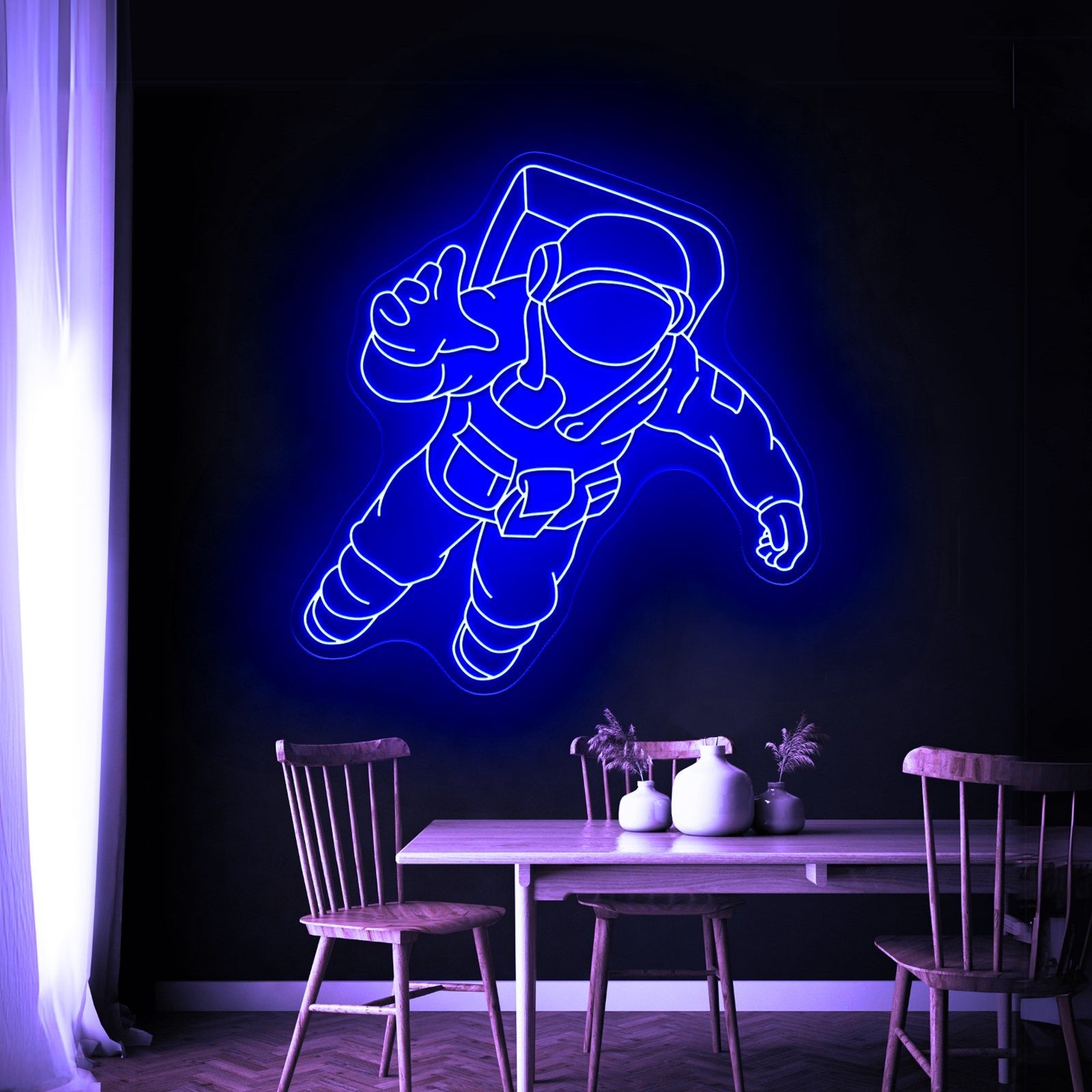 Astronaut Walking Large Neon Signs - Shineneon