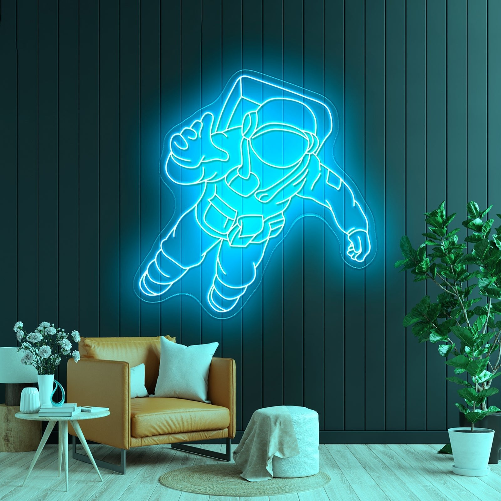 Astronaut Walking Large Neon Signs - Shineneon
