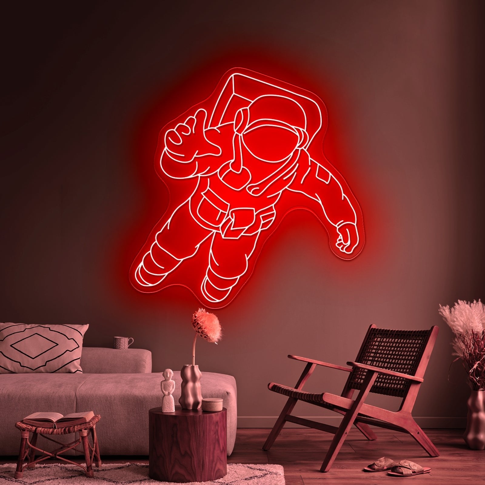 Astronaut Walking Large Neon Signs - Shineneon