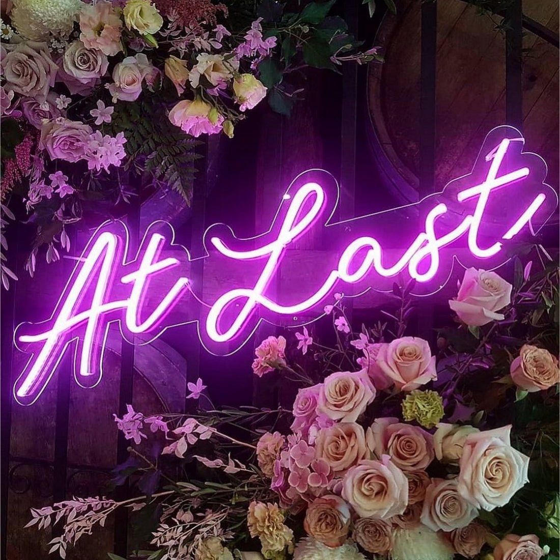 At Last Led Sign Business Neon Sign - Shineneon
