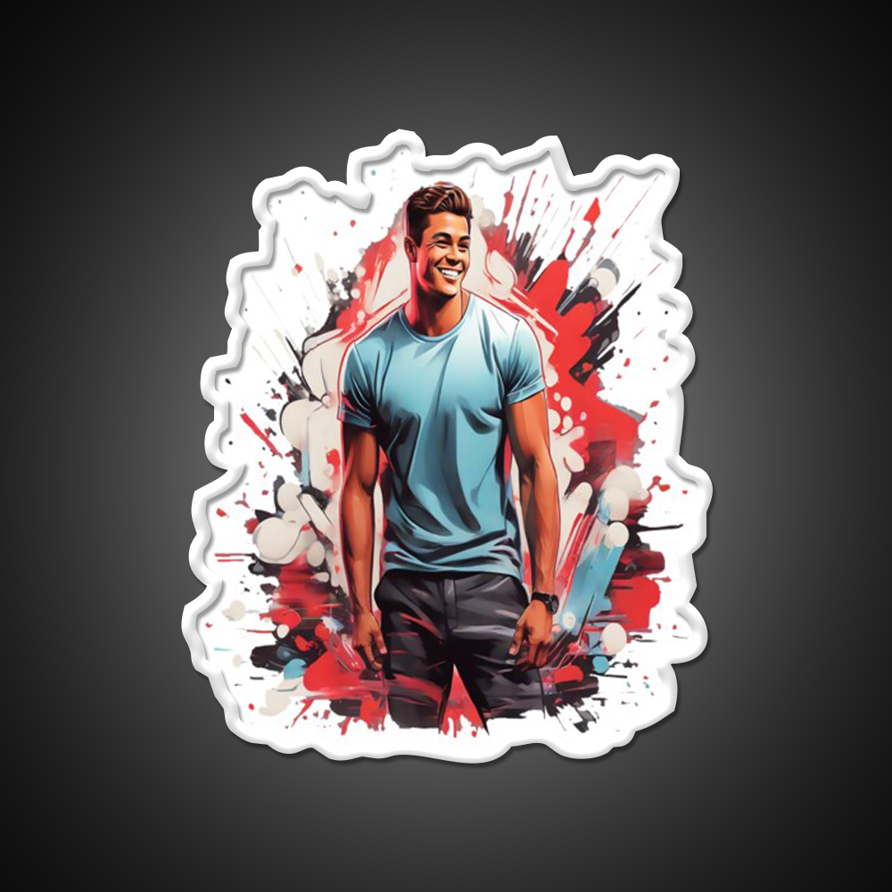 Athletic Enhancement Gym Fitness Led Neon Sign Rgb Color