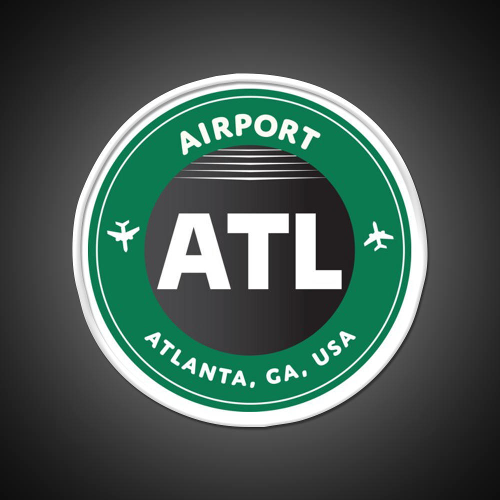 Atlanta Cafe Led Neon Sign Espresso Bar Art Rgb Color