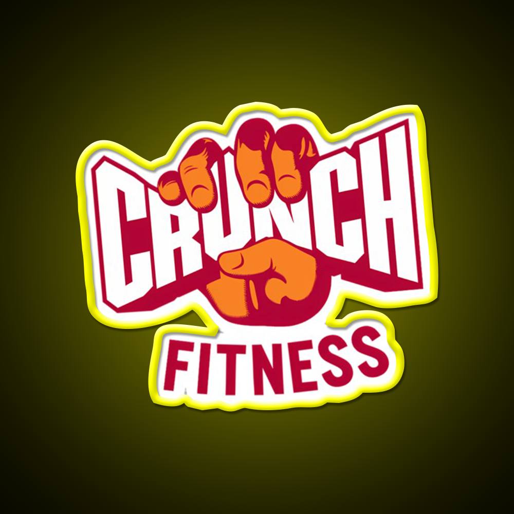 Attractive Crunch Fitness Logo Gym Fitness Led Neon Sign Rgb Color - LED neon sign view 7