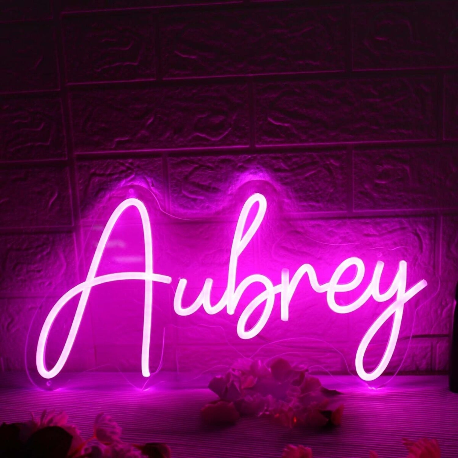 Aubrey Pink Led Neon Sign - Shineneon
