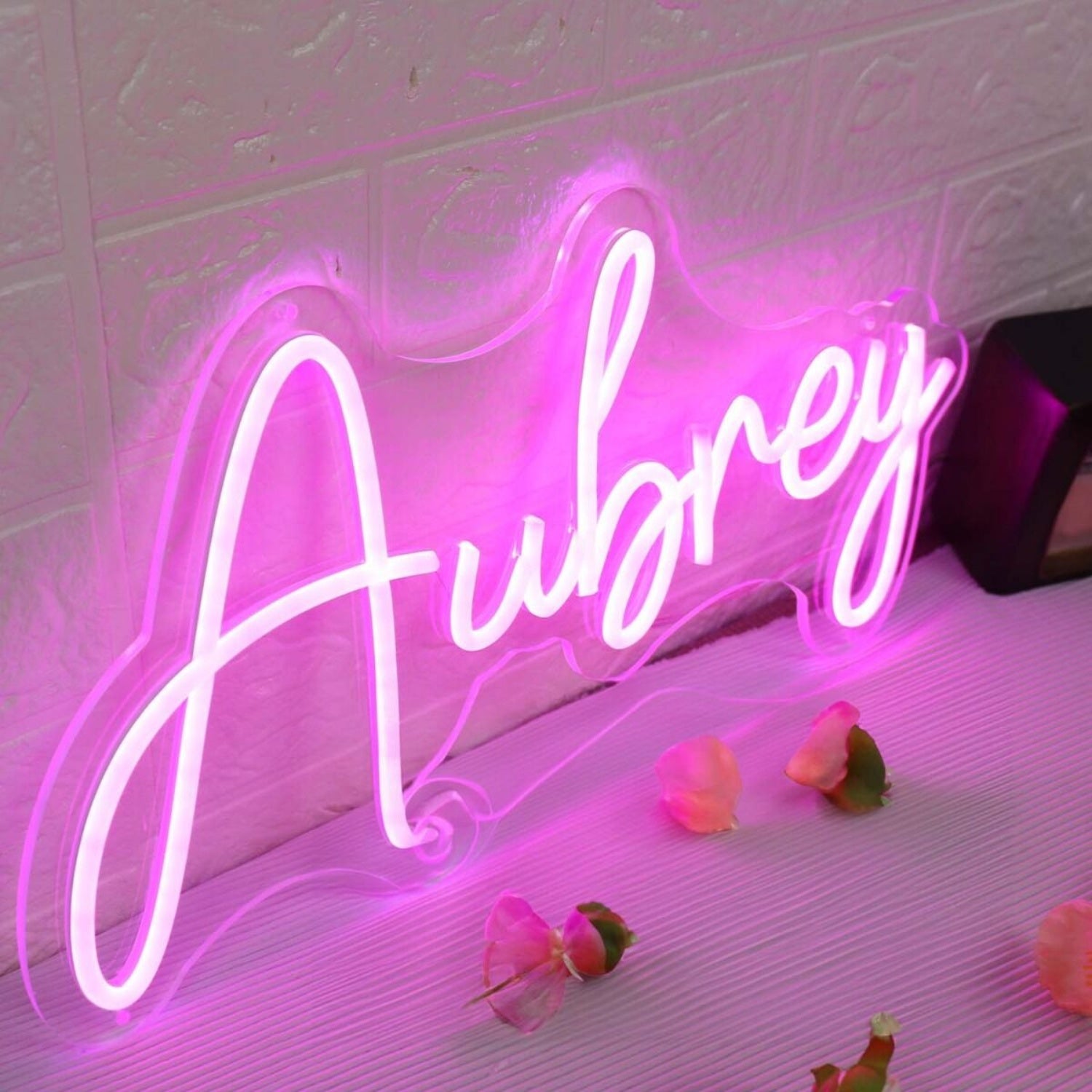 Aubrey Pink Led Neon Sign - Shineneon