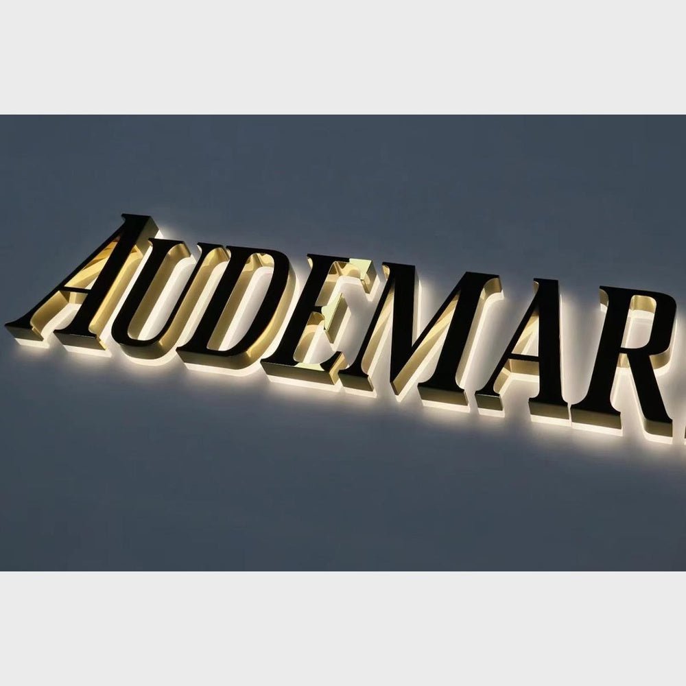 Audemar 3D Backlit Channel Letters Led Light Sign - Shineneon