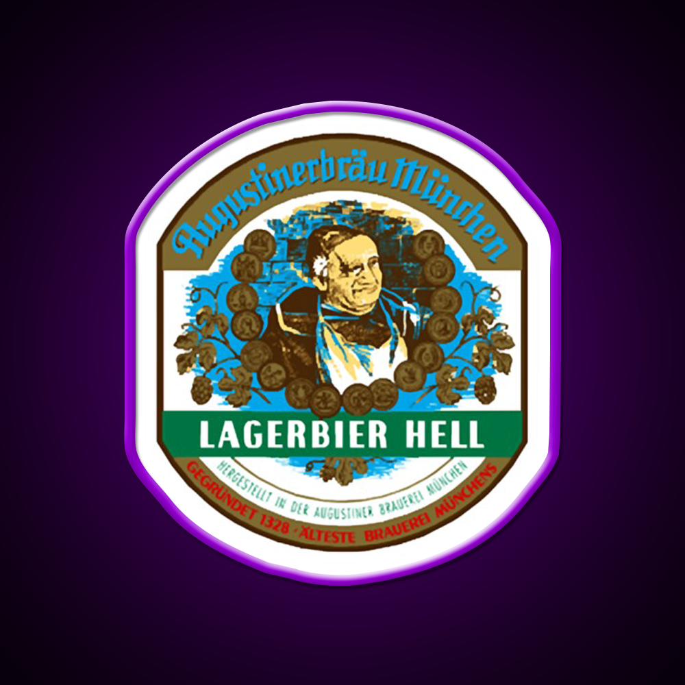 Augustiner Hell Beer Bar Decor Led Neon Sign Rgb Color - LED neon sign view 9