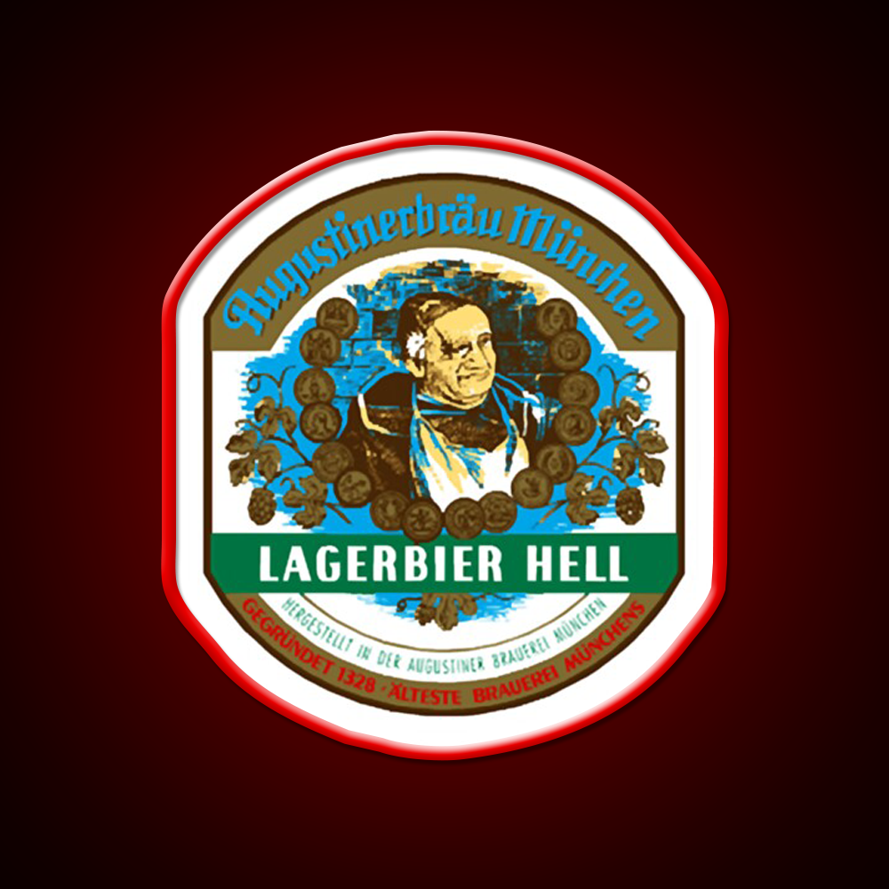 Augustiner Hell Beer Bar Decor Led Neon Sign Rgb Color - LED neon sign view 10