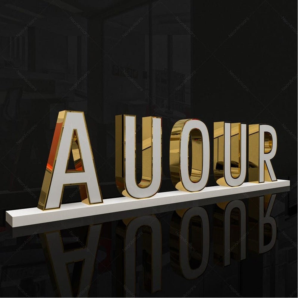 Auour 3D Frontlit And Backlit Channel Letter Led Light Sign - Shineneon