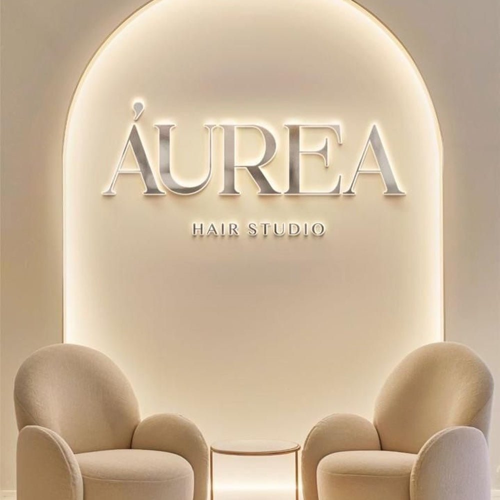 Aurea Hair Studio 3D Backlit Channel Letters Led Light Sign - Shineneon
