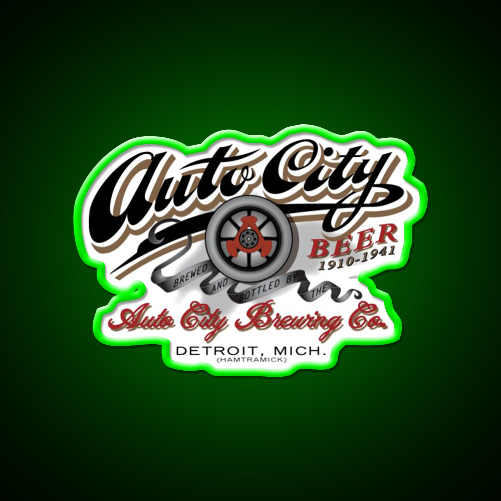 Auto City Brewing Company Beer Bar Decor Led Neon Sign Rgb Color - LED neon sign view 8