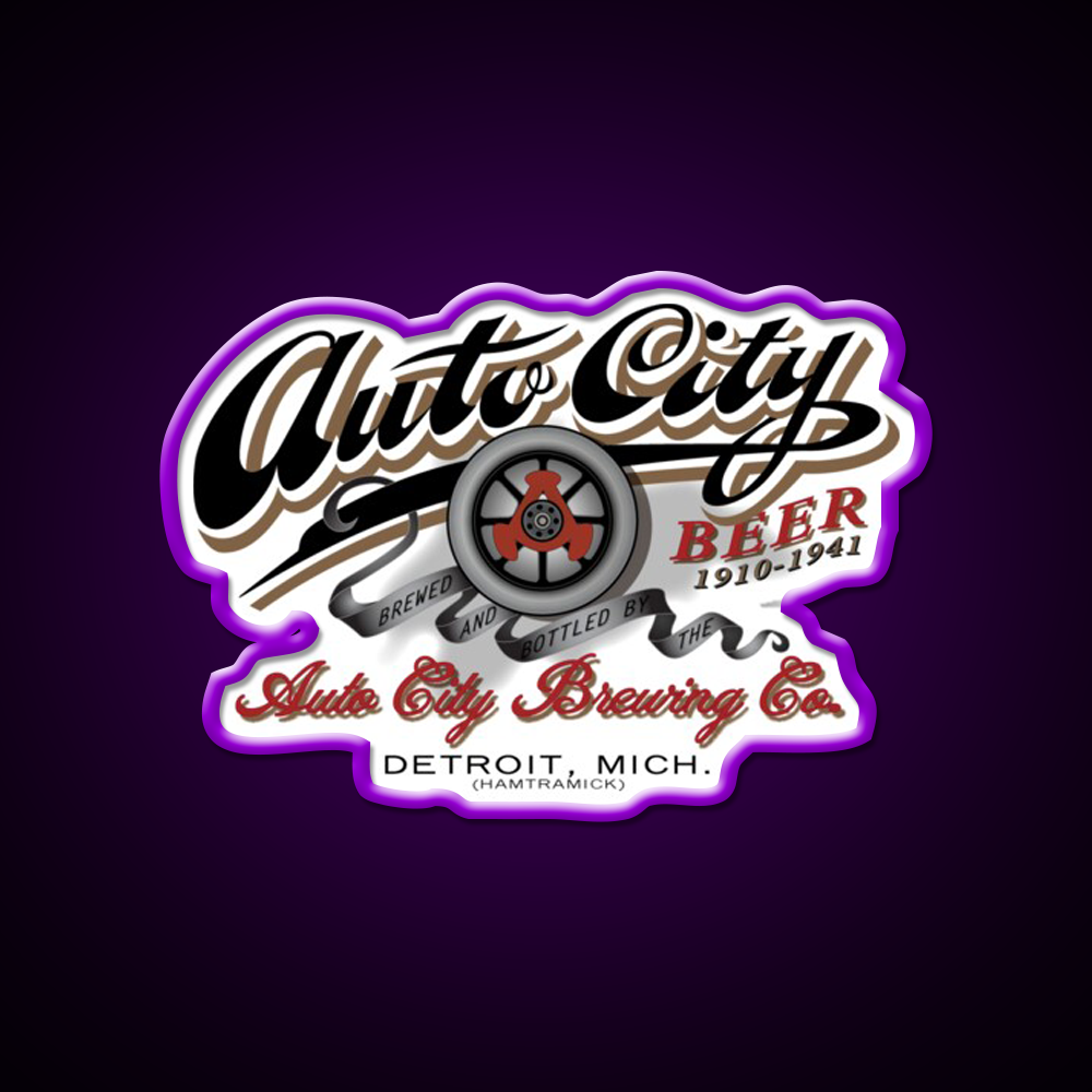 Auto City Brewing Company Beer Bar Decor Led Neon Sign Rgb Color - LED neon sign view 9