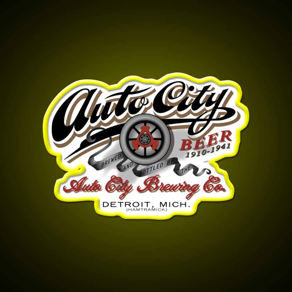 Auto City Brewing Company Beer Bar Decor Led Neon Sign Rgb Color - LED neon sign view 7