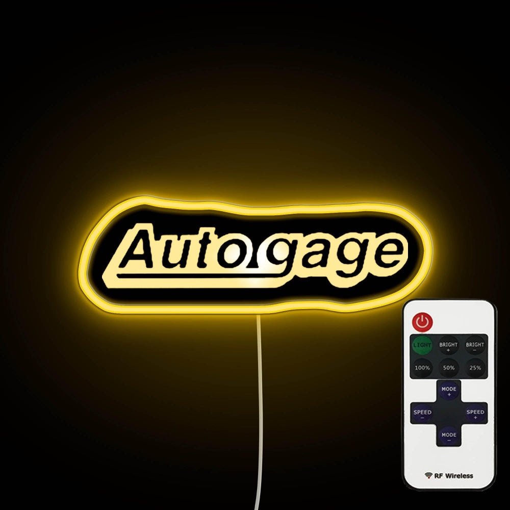 Auto Gage Logo Neon Sign - Shineneon