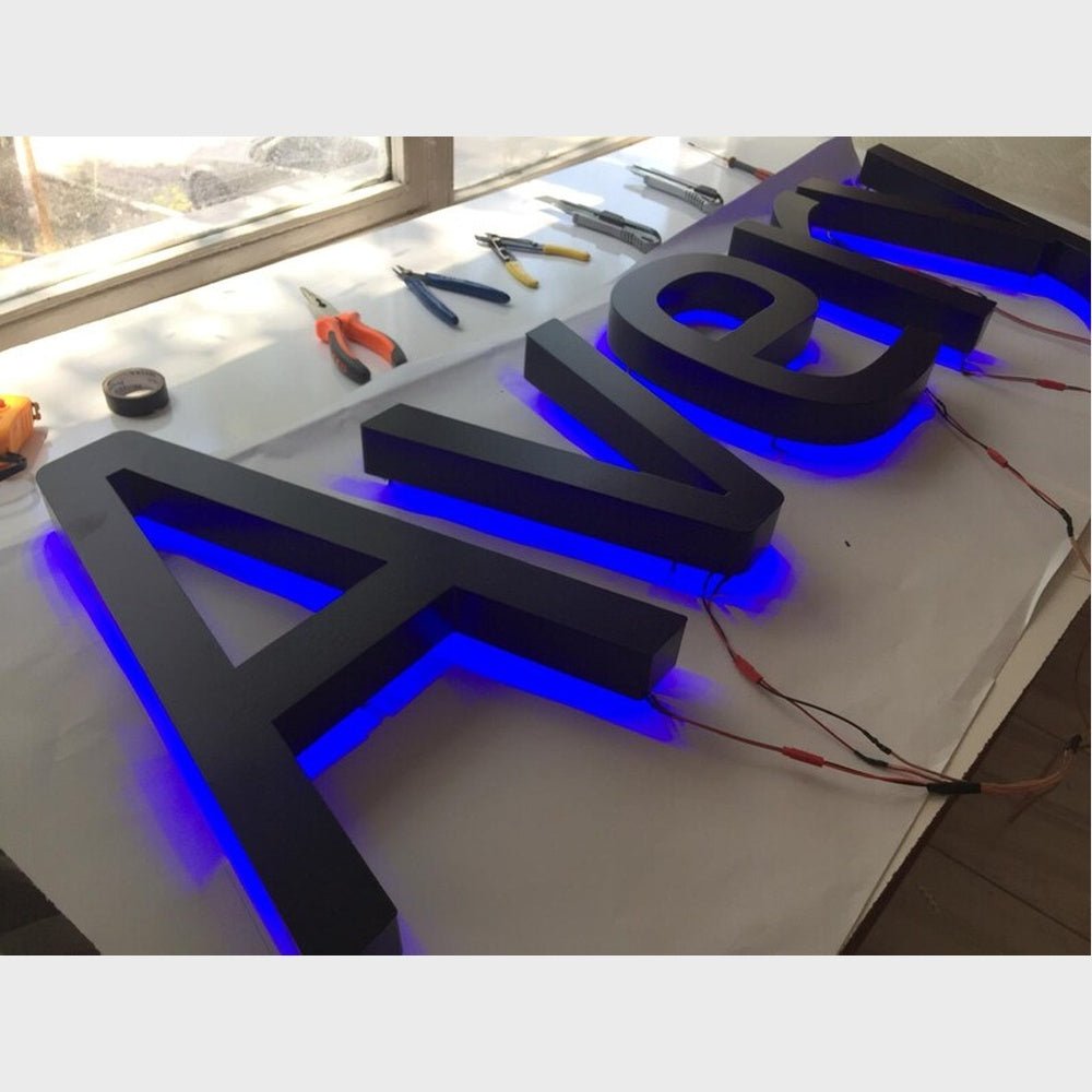 Avery 3D Backlit Channel Letters Led Light Sign - Shineneon