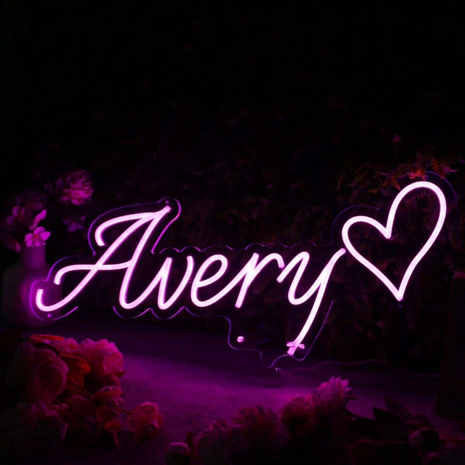 Avery Purple Led Neon Sign - Shineneon