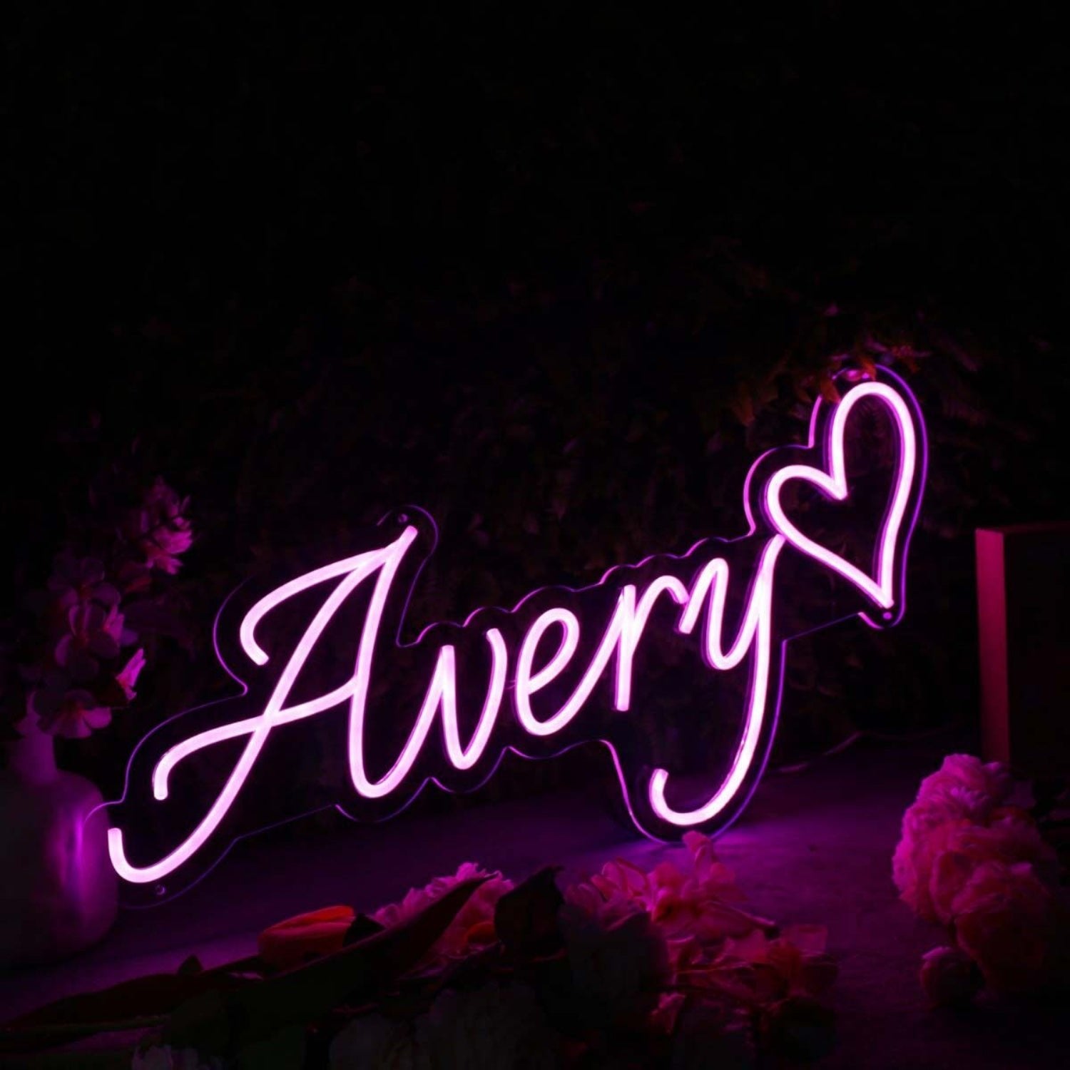 Avery Purple Led Neon Sign - Shineneon