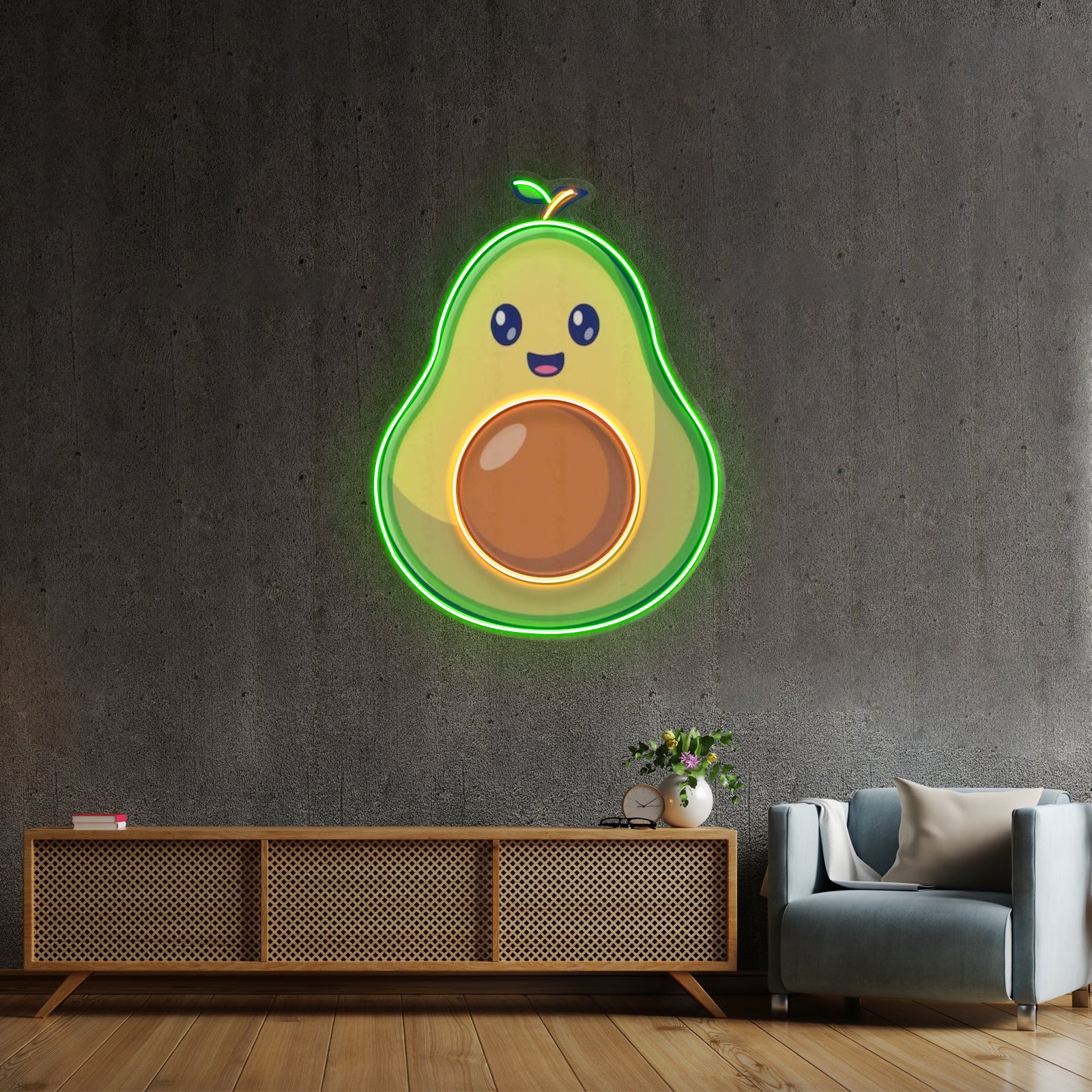 Avocado Baby Custom Led Signs Artwork For Sale