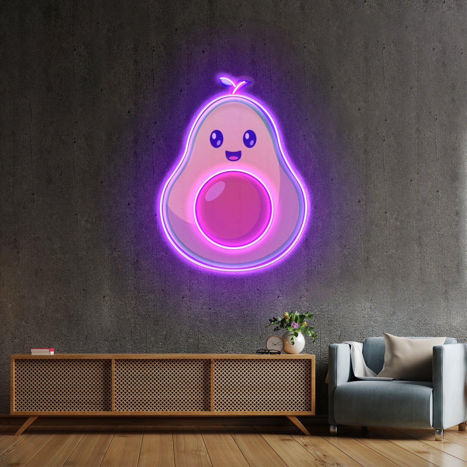 Avocado Baby Custom Led Signs Artwork For Sale